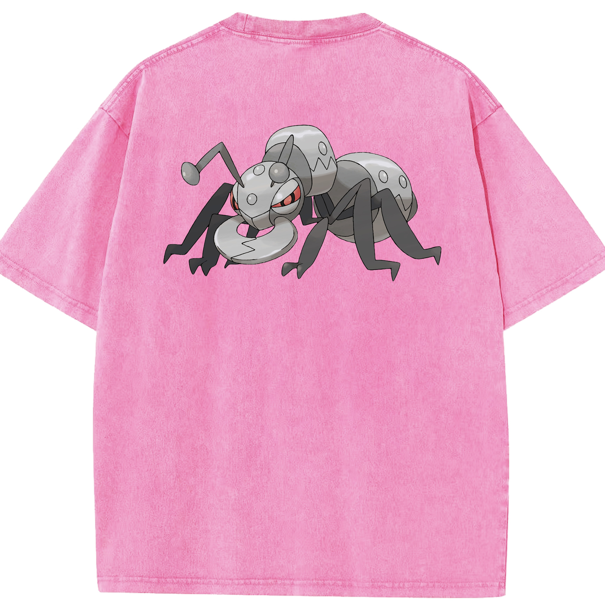 （画像用） ポケットモンスター Pokémon 綿100% ヴィンテージ風 半袖Tシャツ（背面プリント）
